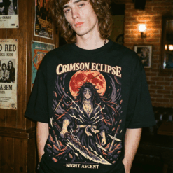 Áo thun Kimetsu no Yaiba Kokushibo Crimson Eclipse – SPB9
