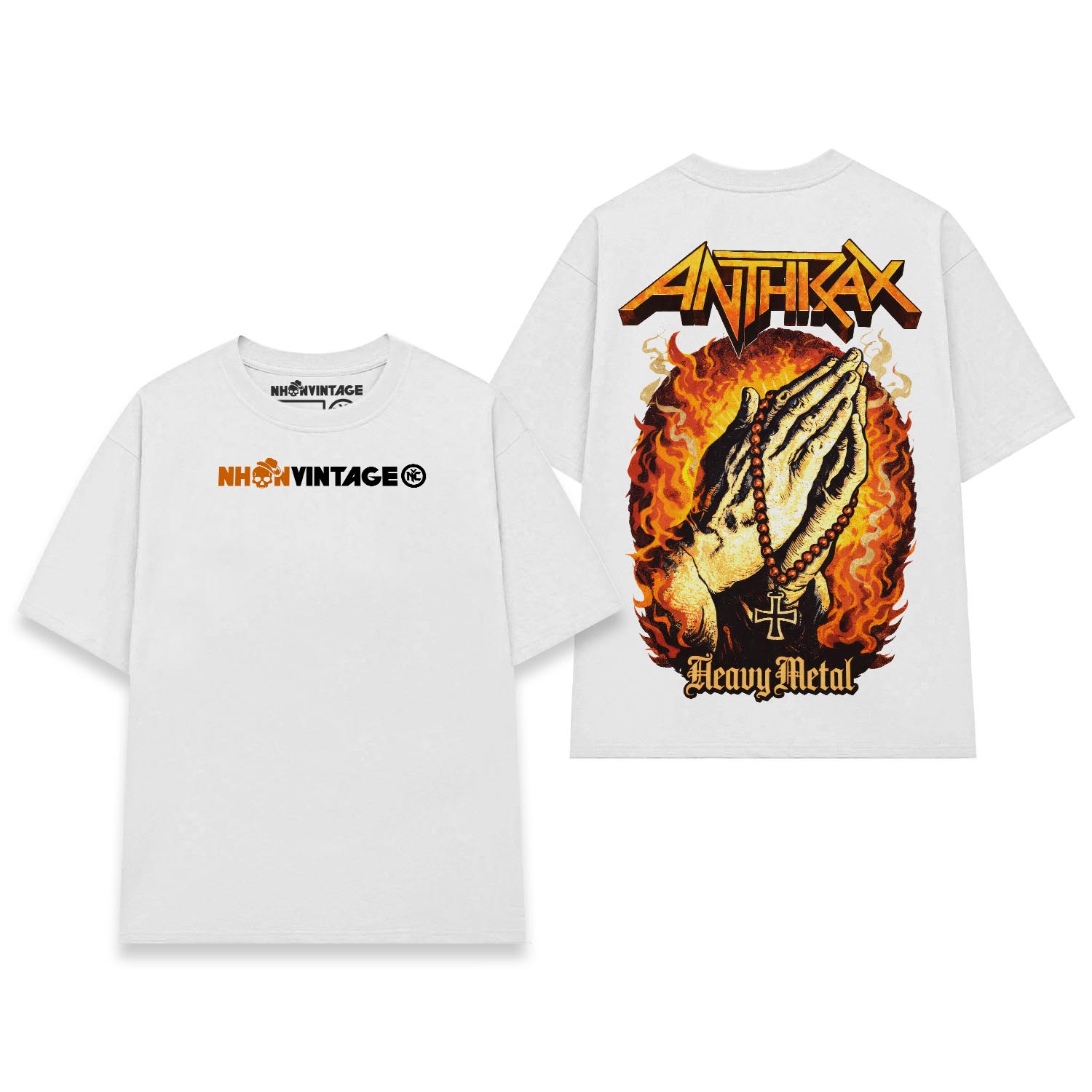 Áo thun rock vintage Anthrax Heavy Metal – W26 Áo thun rock vintage Anthrax Heavy Metal – W26