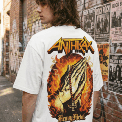 Áo thun rock vintage Anthrax Heavy Metal – W26