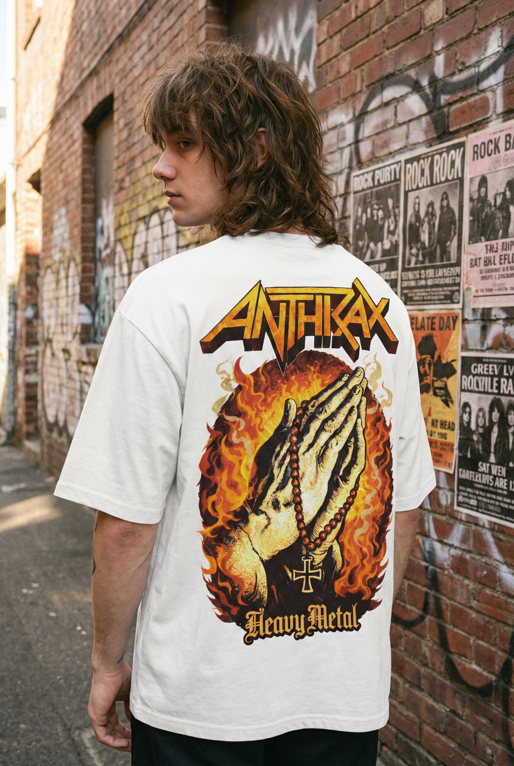 Áo thun rock vintage Anthrax Heavy Metal – W26 Áo thun rock vintage Anthrax Heavy Metal – W26