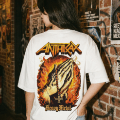 Áo thun rock vintage Anthrax Heavy Metal – W26