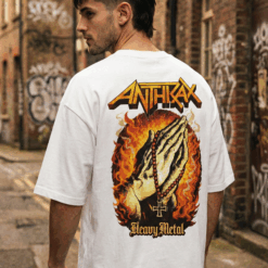 Áo thun rock vintage Anthrax Heavy Metal – W26