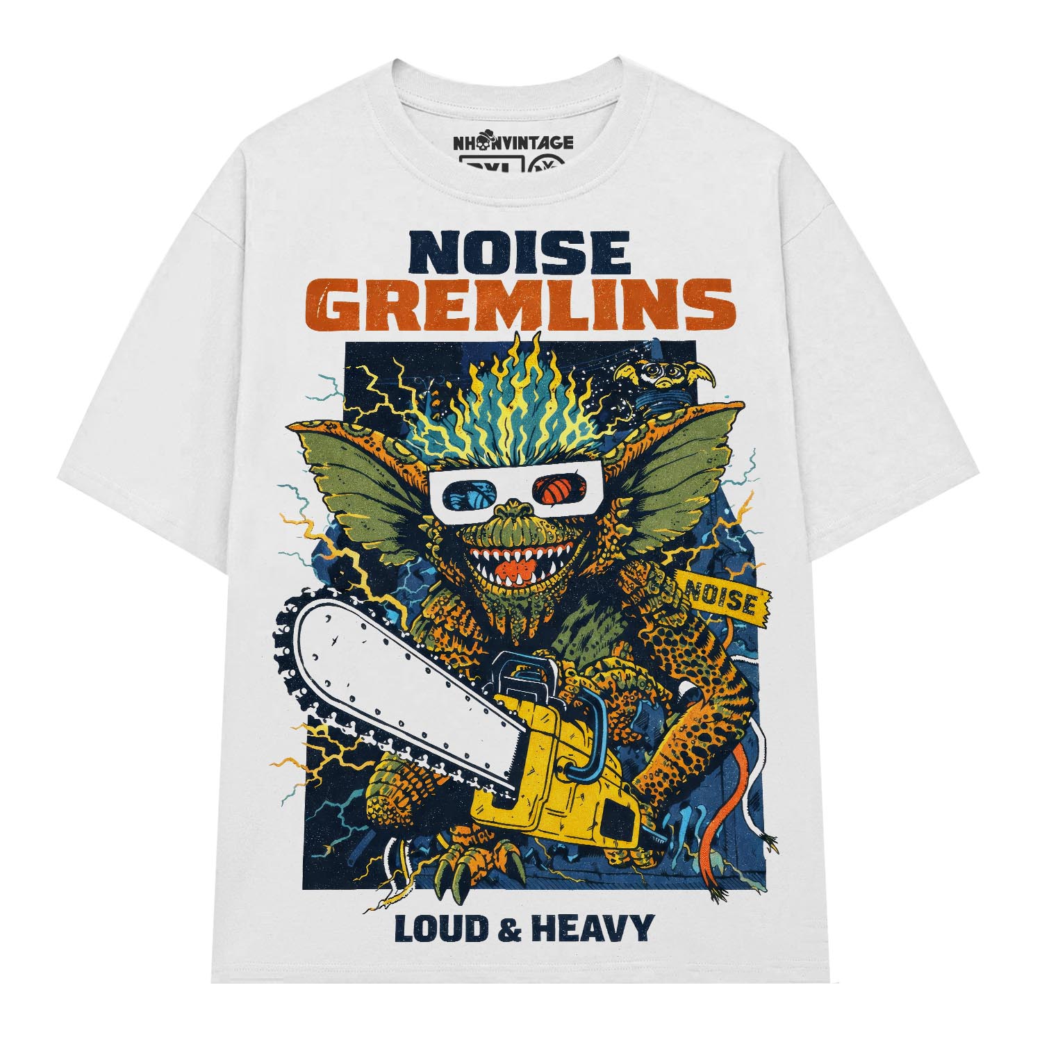 Áo thun streetwear vintage Noise Gremlins - W27