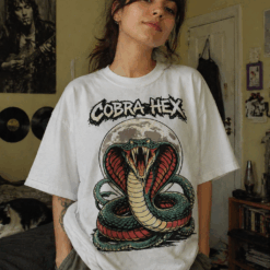 Áo thun streetwear vintage Cobra Hex - W29