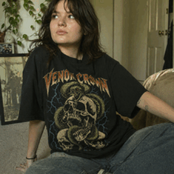 Áo thun dark streetwear Venom Crown Bad Omen - B147