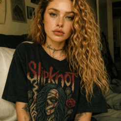 Áo thun rock vintage Slipknot Mummy Bloom - B144