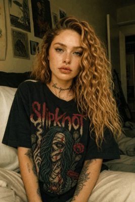 Áo thun rock vintage Slipknot Mummy Bloom - B144