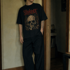 Áo thun rock vintage Slipknot Broken Skull - B146