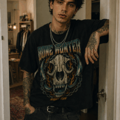 Áo thun dark streetwear Bone Hunter - B143