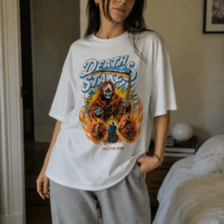 Áo thun streetwear Death Stakes Roll The Night - SPW5
