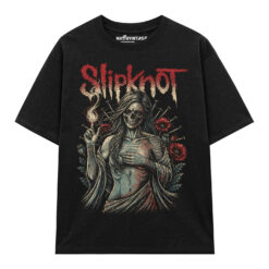 Áo thun rock vintage Slipknot Madame - B141