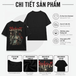 Áo thun rock vintage Slipknot Madame - B141