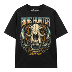 Áo thun dark streetwear Bone Hunter - B143