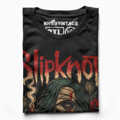Áo thun rock vintage Slipknot Mummy Bloom - B144