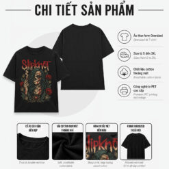 Áo thun rock vintage Slipknot Mummy Bloom - B144