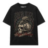 Áo thun dark streetwear Iron Veil Night Division - B145