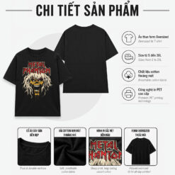 Áo thun rock vintage Metal Phantom - B148