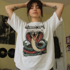 Áo thun streetwear vintage Cobra Hex - W29
