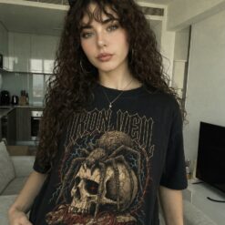 Áo thun dark streetwear Iron Veil Night Division - B145