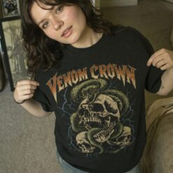 Áo thun dark streetwear Venom Crown Bad Omen - B147