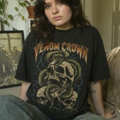 Áo thun dark streetwear Venom Crown Bad Omen - B147