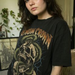 Áo thun dark streetwear Venom Crown Bad Omen - B147
