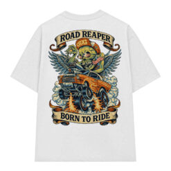 Áo thun motor streetwear Road Reaper Born To Ride - W30