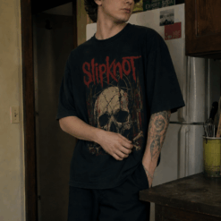 Áo thun rock vintage Slipknot Broken Skull - B146