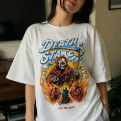 Áo thun streetwear Death Stakes Roll The Night - SPW5