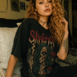 Áo thun rock vintage Slipknot Mummy Bloom - B144