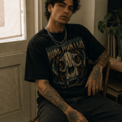 Áo thun dark streetwear Bone Hunter - B143