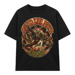 Áo thun Flying V Moth Black - graphic tee oversized NVC