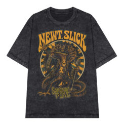 Áo thun Sunburst Newt Wash - graphic tee oversized NVC