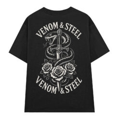 Áo thun Venom & Steel Black - graphic tee oversized NVC
