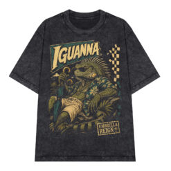 Áo thun Tropic Iguana Wash - graphic tee oversized NVC