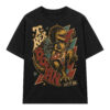 Áo thun Glam Rex Black - graphic tee oversized NVC