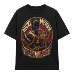 Áo thun Queen Of The Flock Black - graphic tee oversized NVC