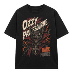 Áo thun Bark Prince Black - graphic tee oversized NVC