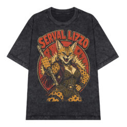 Áo thun Golden Serval Wash - graphic tee oversized NVC