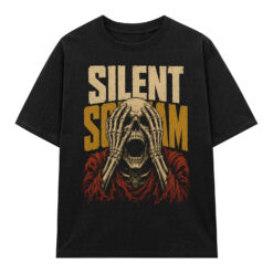 Áo thun Silent Scream Black - graphic tee oversized NVC