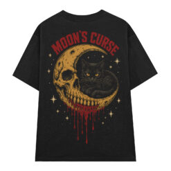 Áo thun Moon Curse Black - graphic tee oversized NVC