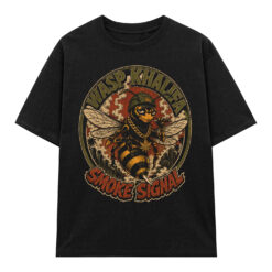 Áo thun Smoke Signal Black - graphic tee oversized NVC