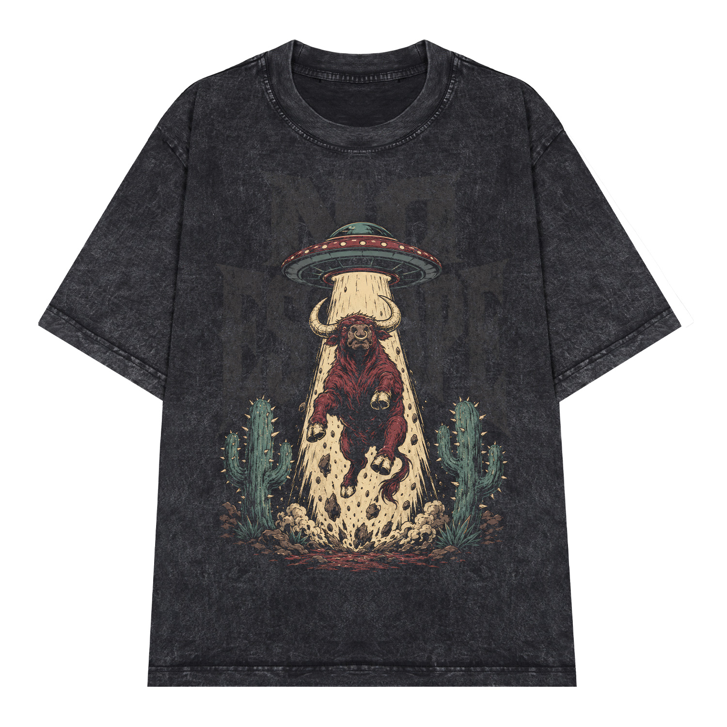 D126WS_1 Áo thun No Escape Wash - graphic tee oversized NVC
