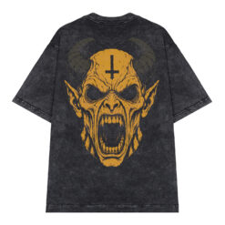Áo thun Horned Sin Wash - graphic tee oversized NVC