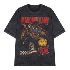 Áo thun Clock Mandrill Wash - graphic tee oversized NVC