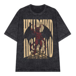 Áo thun Hellbound Wash - graphic tee oversized NVC