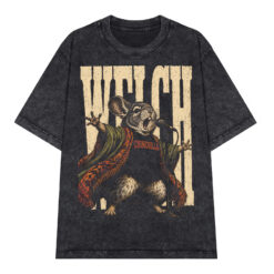 Áo thun Velvet Chinchilla Wash - graphic tee oversized NVC