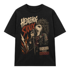 Áo thun Spikes And Shadow Black - graphic tee oversized NVC
