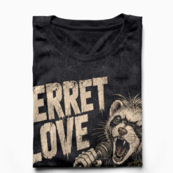 Áo thun Ferret Love Wash - cận cảnh chất vải