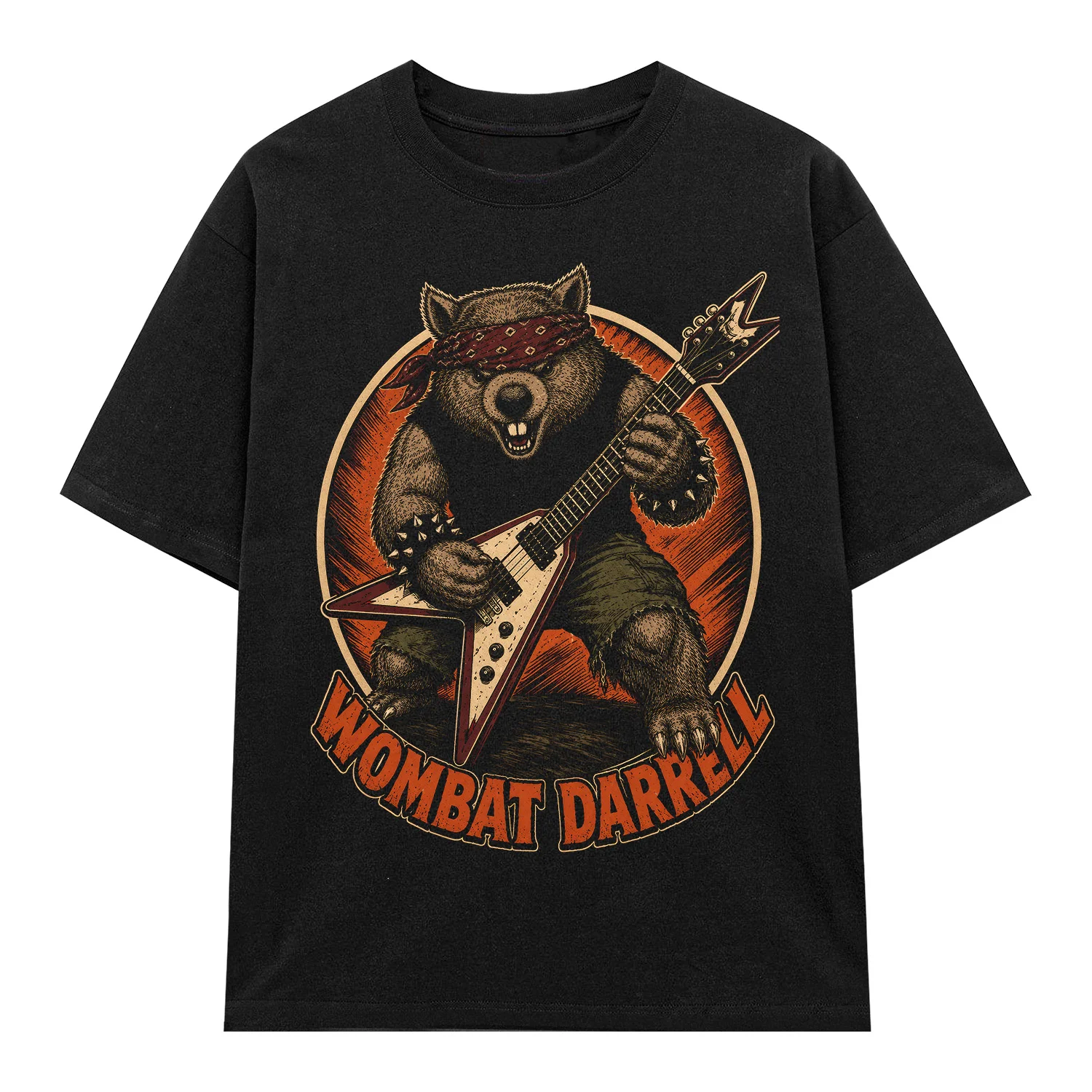 Áo thun Wombat Darrell Black - graphic tee oversized NVC
